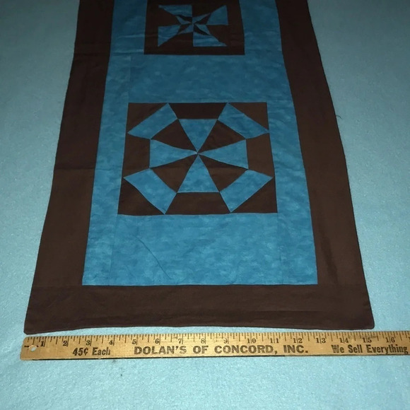 QUILTED table runner- handmade 80 inches long - Picture 3 of 4